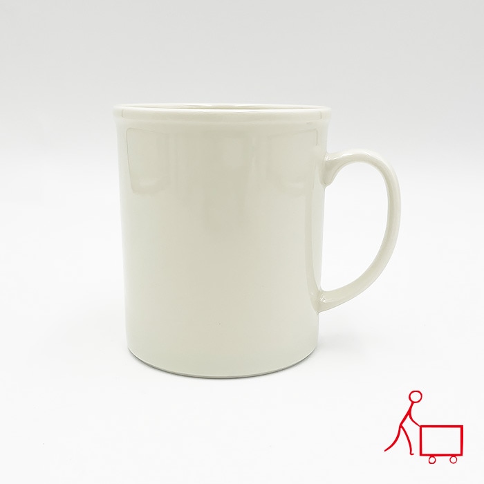 79【A品・B品込み】玉縁マグ　250cc　（アイボリー）