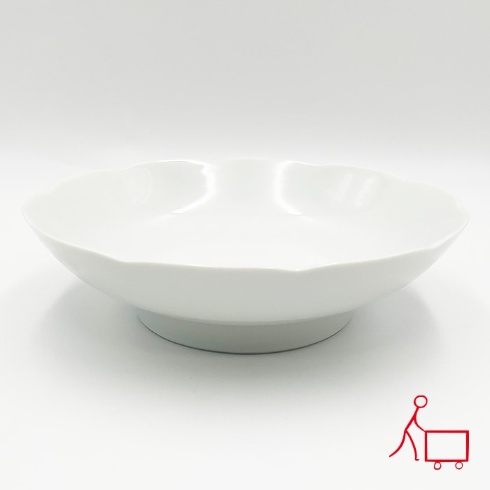 100【A品・B品込み】フリル高台惣菜大鉢　