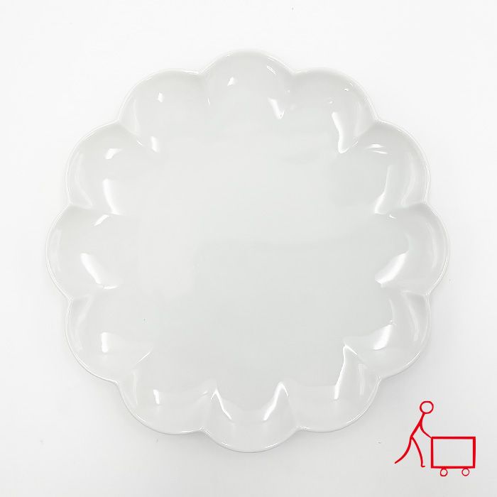 806571【A品】菊皿　20.5cm