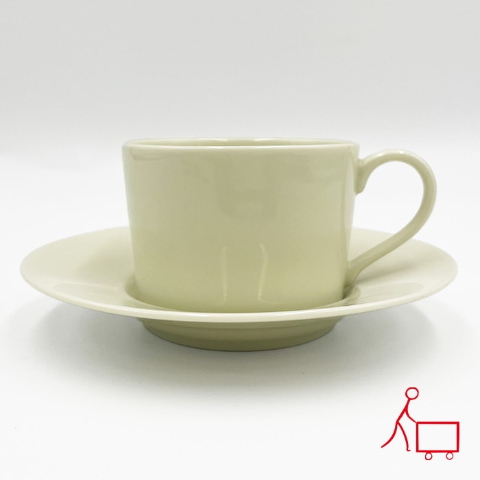 170【A品・B品込み】アイボリーカップ＆ソーサー　150cc（アイボリー）