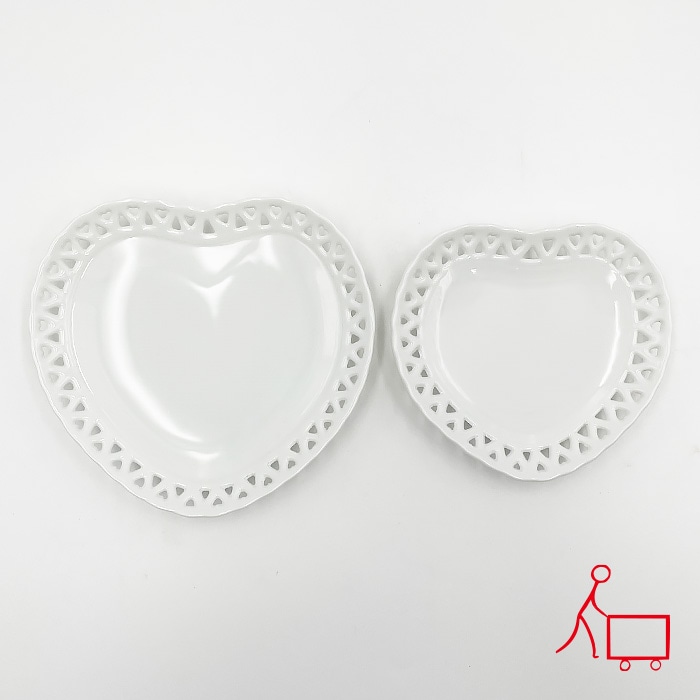 600【選べるサイズ】【A品】ハートプレート