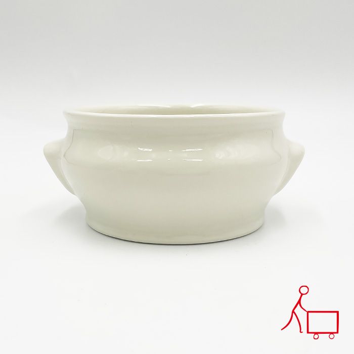 120【A品・B品込み】フォンデュポット　（アイボリー）