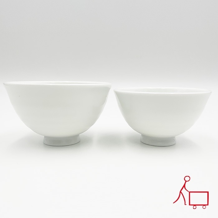 ghaua66【選べるサイズ】【A品】葵型茶碗　350cc/250cc