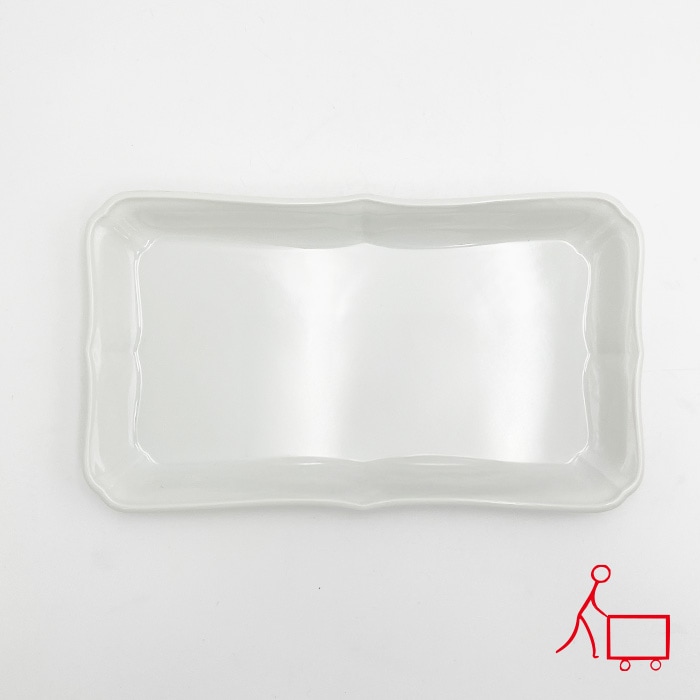 216【A品・B品込み】アンティーク長皿 23.5cm