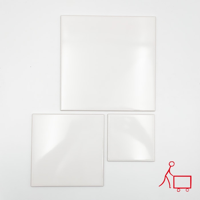 p20-100【選べる3size】【A品】パレットタイルホワイト（正方形）20cm/15cm/10cm