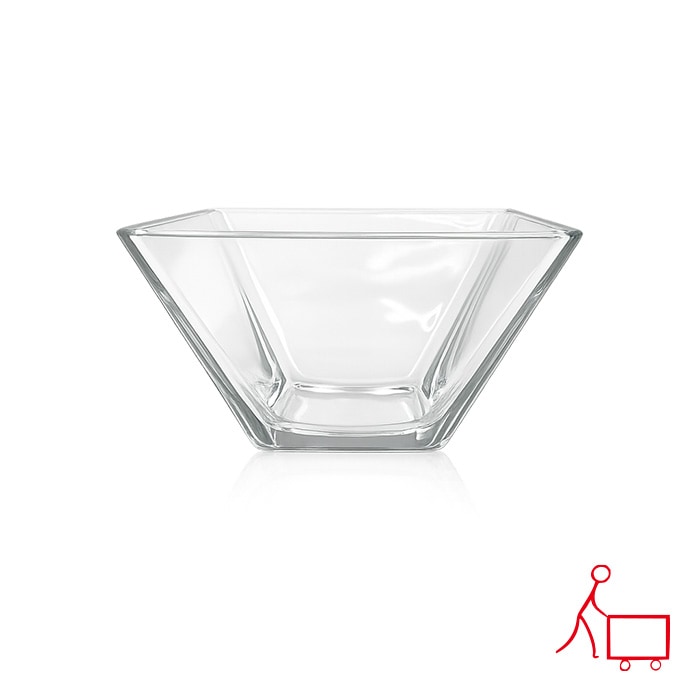 【5月SALE商品】202-b【A品・B品込み】スクエアガラスボウル (S) 10cm