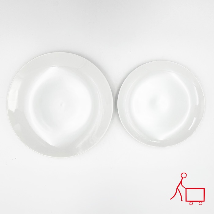 paint7【選べる3size】【A品】プレーンメタプレート　20.6cm/17cm