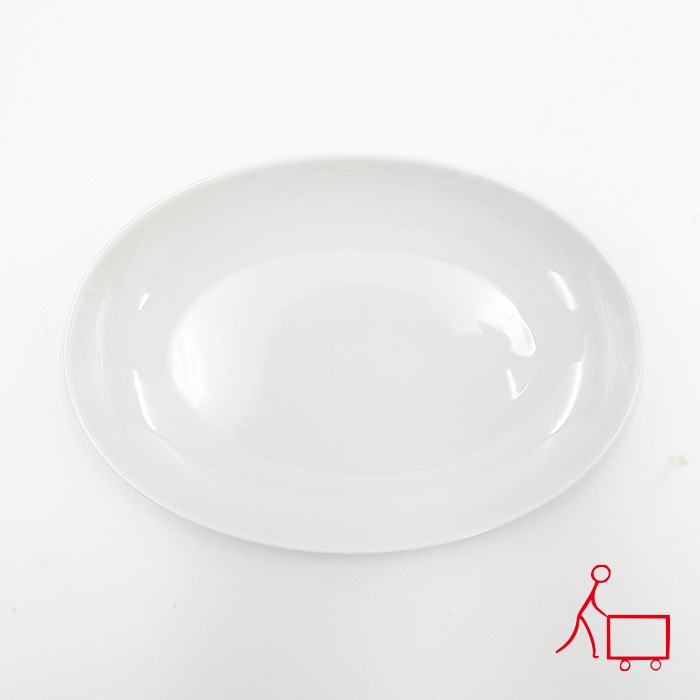03【選べる枚数】【A品・B品込み】オーバルプレート　21.5cm　