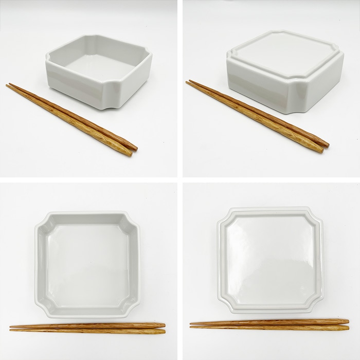 【9月セール商品】202609_1【A品・B品込み】【セット購入】かどまるお重(白磁)