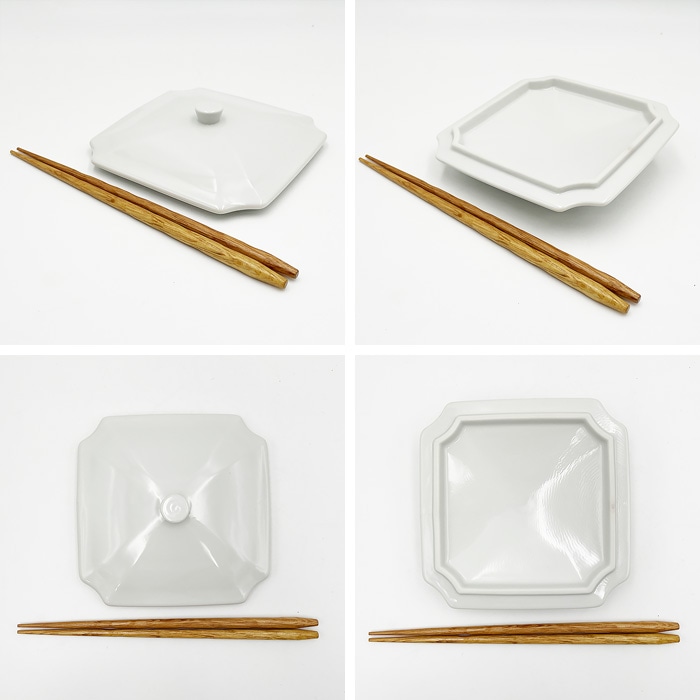【9月セール商品】202609_1【A品・B品込み】【セット購入】かどまるお重(白磁)