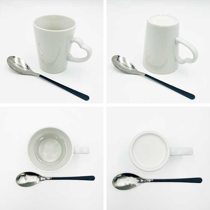 15【A品・B品込み】持ち手ハートマグ　230cc