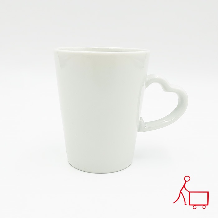 15【A品・B品込み】持ち手ハートマグ　230cc