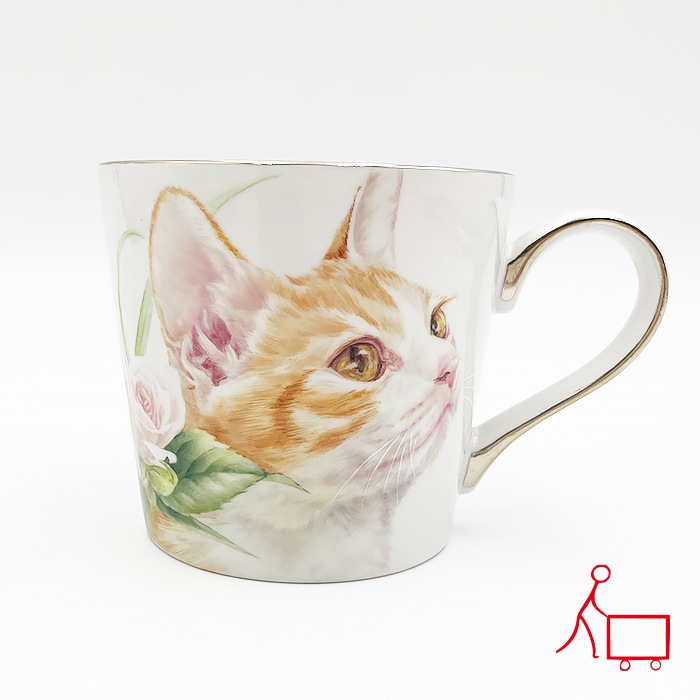 k2【勝俣 由治(作)】【送料無料】マグカップ（猫）