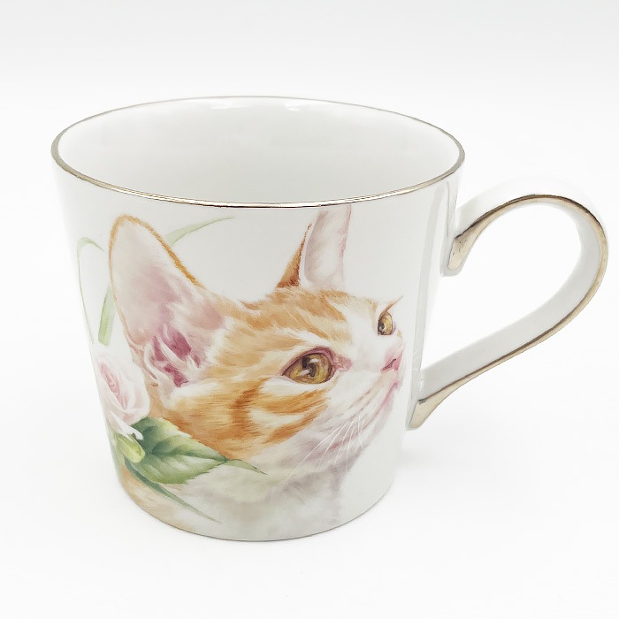 k2【勝俣 由治(作)】【送料無料】マグカップ（猫）