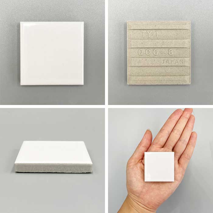 800967 【9枚セット】ミニタイル (正方形) 4.5cm | 陶板（Ceramic
