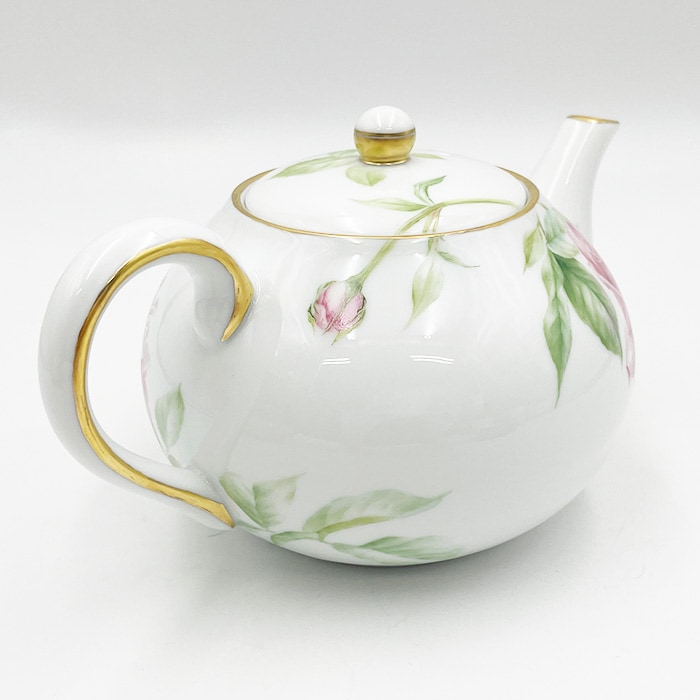 k4【勝俣 由治(作)】【送料無料】ティーポット（バラ） | ポット（Pot