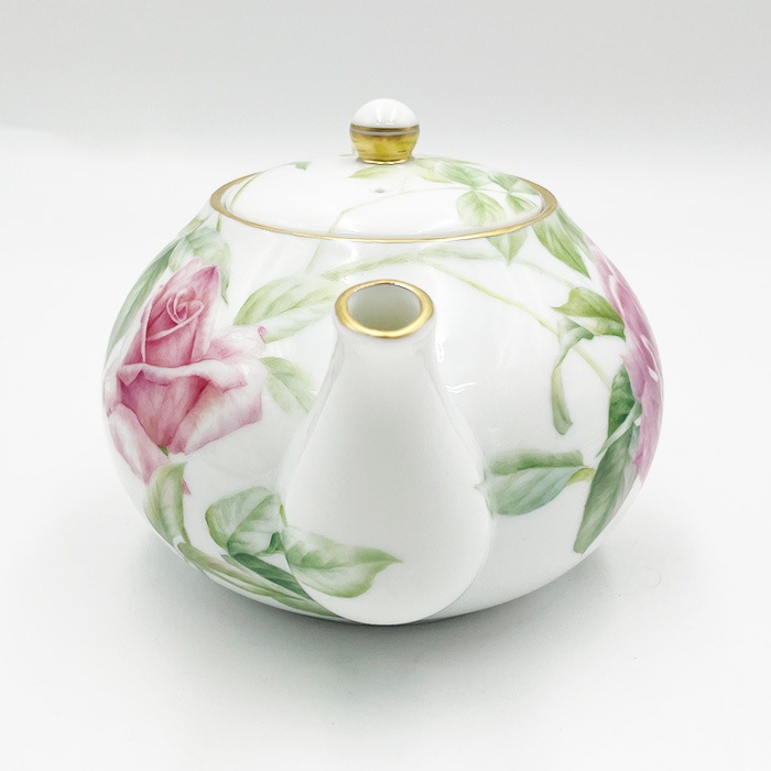 k4【勝俣 由治(作)】【送料無料】ティーポット（バラ） | ポット（Pot