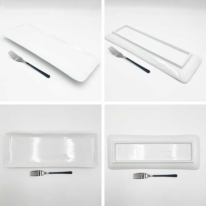 71【A品・B品込み】たたら　長皿　37cm