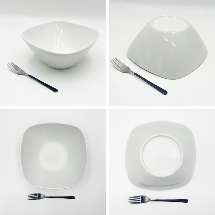 202512【A品・B品込み】スクエアボウル | ボウル（Bowl） | 一家団らん