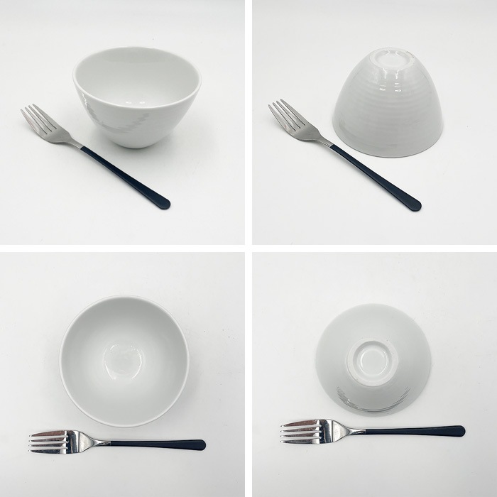 202513【選べるサイズ】【A品・B品込み】渦巻きボウル　17.8cm/13.8cm/11.0