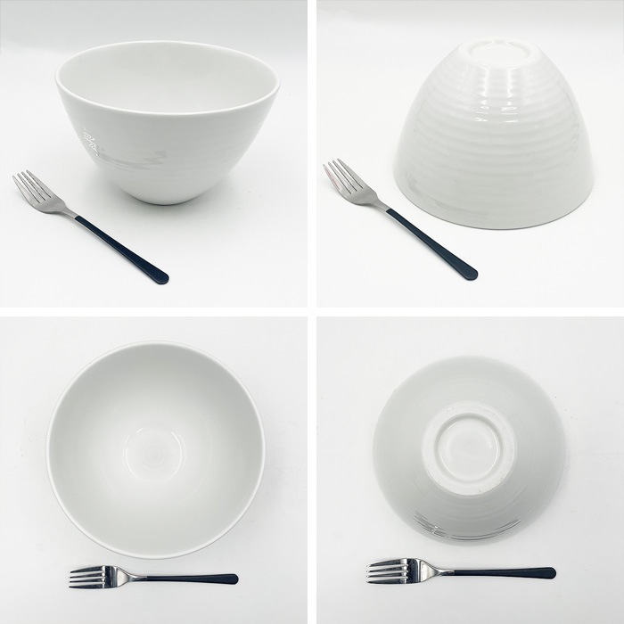 202513【選べるサイズ】【A品・B品込み】渦巻きボウル　17.8cm/13.8cm/11.0