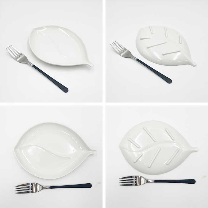 64【A品・B品込み】リーフプレート　