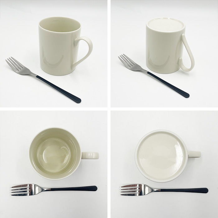 212【A品・B品込み】アイボリーマグカップ 350cc