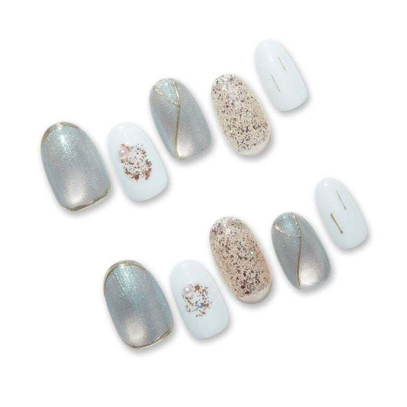 【ON-A7】Silver　Champagne　Veil