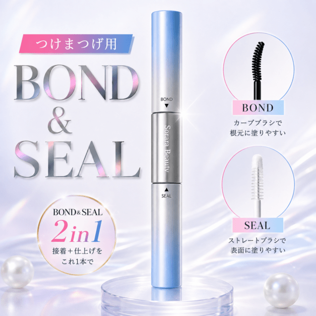 つけまつげ用グルー 2in1 BOND＆SEAL