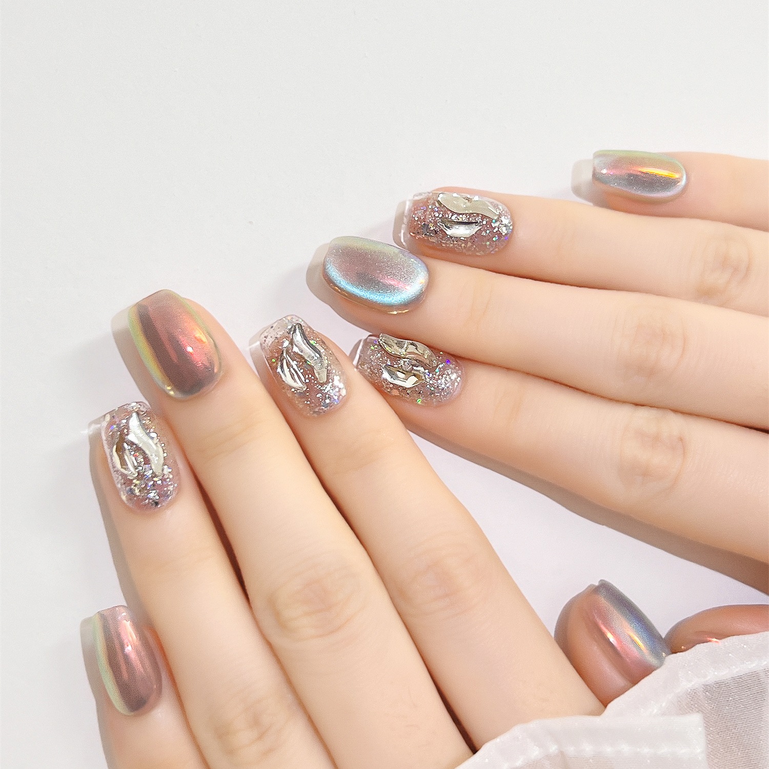 【I01】シャイニングシルバー|(shortサイズあり)