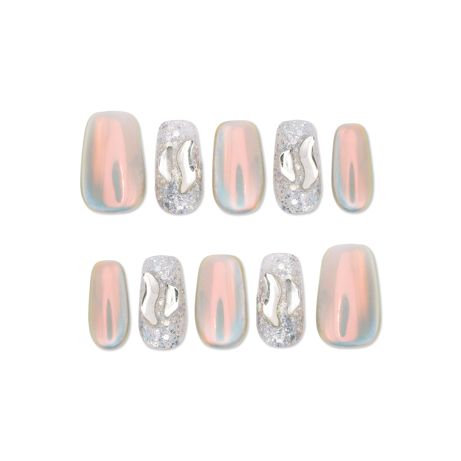 【I01】シャイニングシルバー|(shortサイズあり)