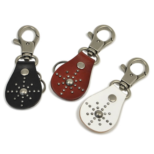 キーホルダー キーリング スタッズ メンズ レディース しっかりとした