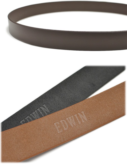 EDWIN ɥ٥٥  礭 󥰥  쥶 ä ꥽Хå ץ ١å 40mm 40ߥ 4cm  쥶٥ 奢٥ 쥶 ǥ˥  Υѥ  ֥å/֥饦/֥饦 belt mens
