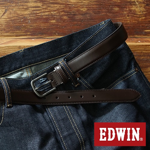 EDWIN エドウィン ベルト メンズ カジュアル キレカジ 牛革 レザー