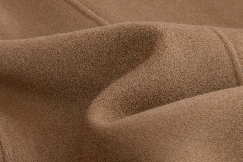 OAMi Cashmere ジャケット(レザー丸首)・キャメル・OAMi SHOP(オアミ