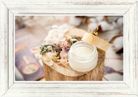 【手作りコスメセット】サジーサンケアリップバーム ＋30gバーム瓶付き（混ぜて湯煎するだけ/5分で完成）