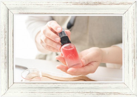 【手作りコスメセット】無農薬紫根デュオセラムセット /２層式美容液 = 鎮静系植物エキスブレンド ＋20mlOMHプッシュ瓶付き（混ぜるだけ/1分で完成）