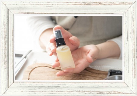 【手作りコスメセット】無農薬薔薇ダマスクローズエイジングトナー ＋20mlOMHプッシュ瓶付き（混ぜるだけ/1分で完成）