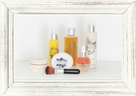 【NEW10%OFF】新 OML 基本の7点 カームスキンケアセット / オーガニックマザーライフ（サンケアスキンセラム・アロールートフェイスパウダー・リズクレメ・フラワリングオイル・ミルククレンジング・フェイスブラシ・センシティブトナー）