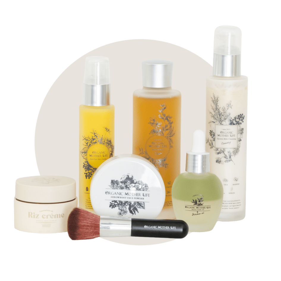 オーガニックマザーライフ ファンデーション卒業セット＋オリジナルブラシ □ORGANIC MOTHER LIFE / オーガニックマザーライフ | ORGANIC MOTHER