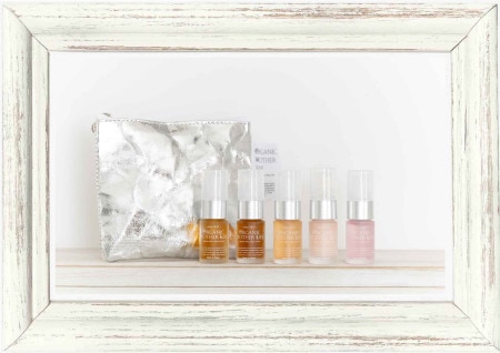 OML ロザリナトラベル＆トライアルポーチセット / 株式会社オーガニックマザーライフ（10ml×5種＋OML専用ウォッシャブルポーチ付/ロザリナ基本の5種セット）