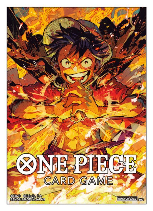 韓国限定 ONEPIECE カード プロモーションスリーブドンA 10セット スリーブ ドンカード 10枚 ネオンA 赤文字【スリーブ】【未開封