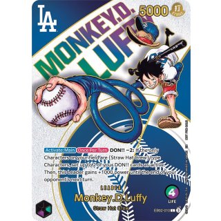 【英語版】モンキー・D・ルフィ「L」(緑/紫)[EB02-010]