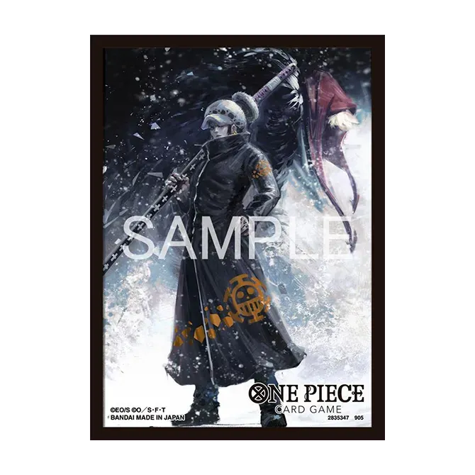 【希少・未開封】ワンピースカードゲーム 公式 ロー スリーブ 50枚入り オフィシャルカードスリーブ 公認店エディションVol.6 トラファルガー