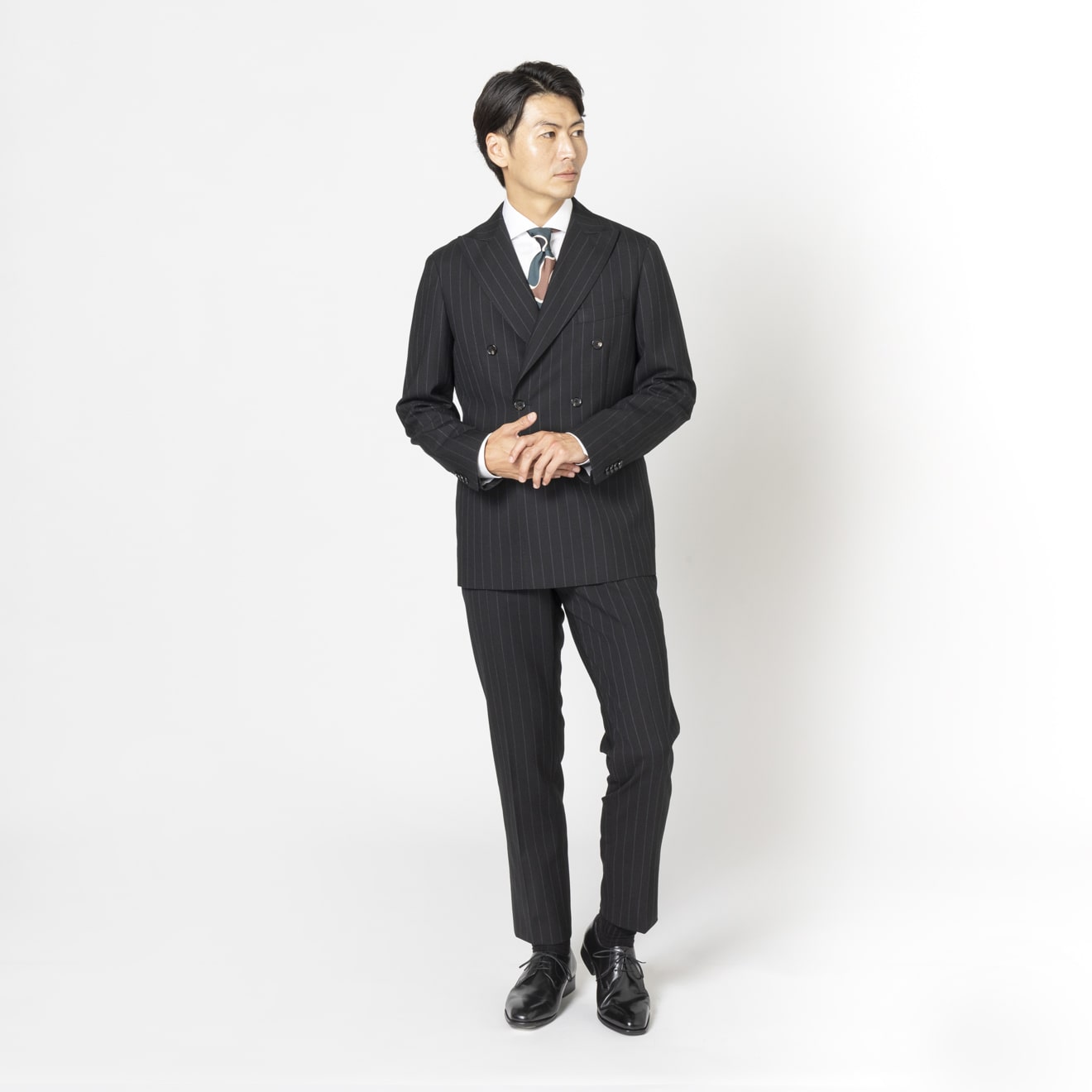 [新品タグ付き]ザスーツカンパニー×REDA ビジネススーツ ダブル チェック柄 アウトレット】SUITS BY JUNKO SHIMADA REDA Supe【AOKI公式