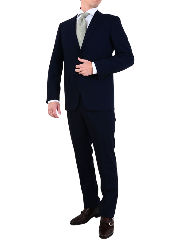 ≪WEB特別≫ウール混/スリーピース/ブルー/チェック/スーツ | ビジネス