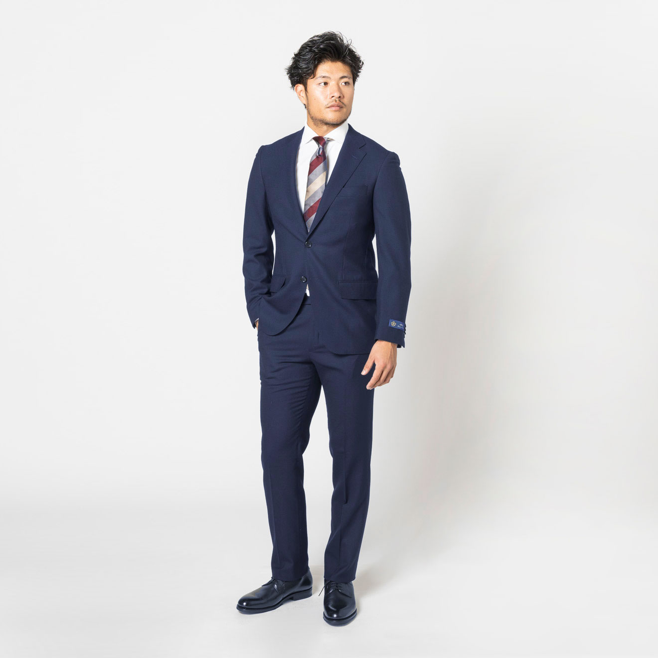 ≪入荷予定≫スリーピース/ リバーシブルベスト/ライトグレー/無地/春