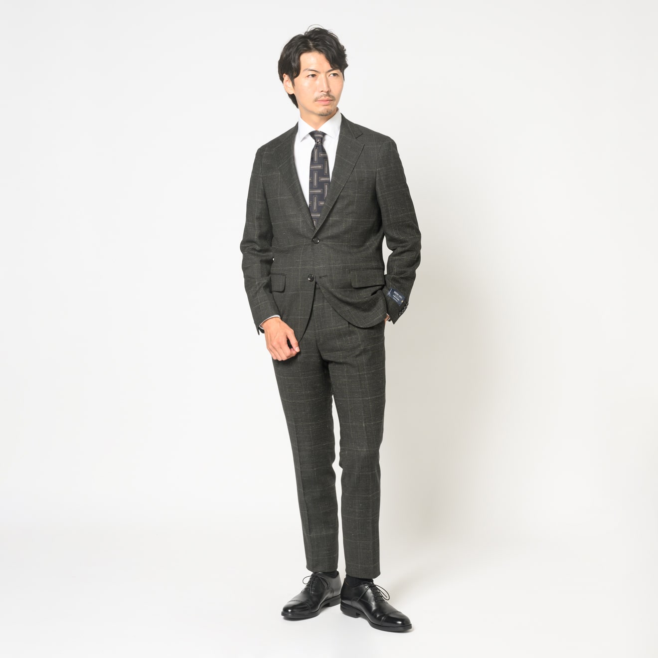 ≪WEB新作≫PREMIO/REDA/WINTER LINEN STRETCH/ワンタックスリム