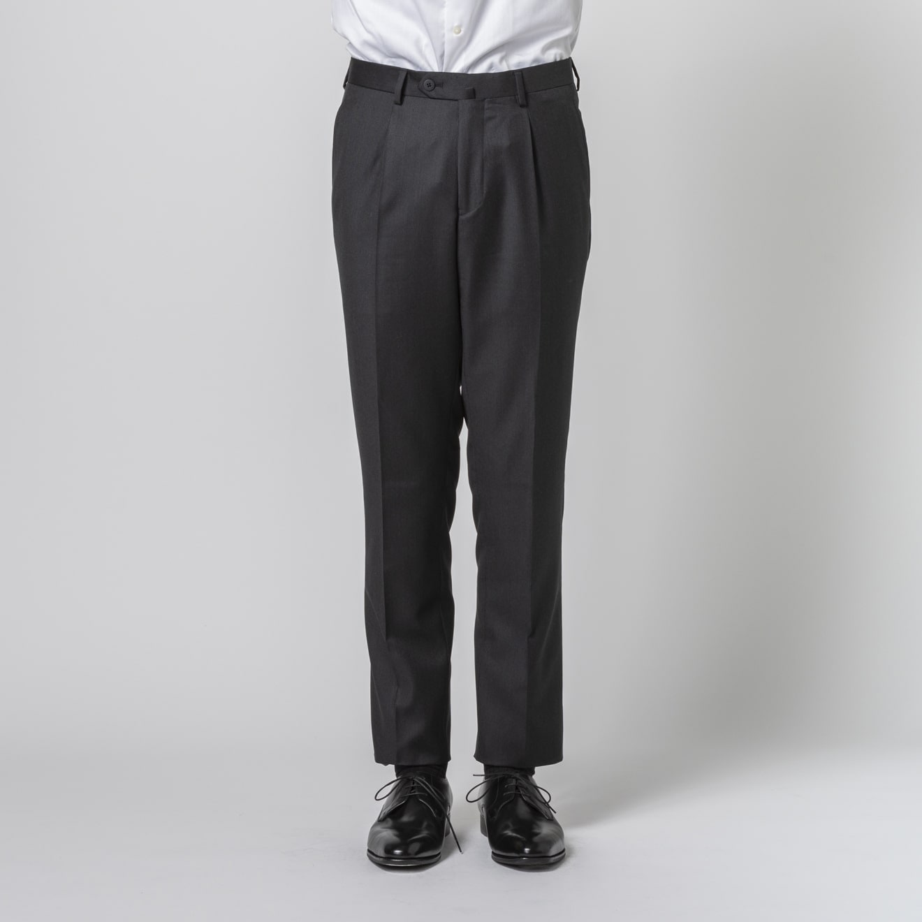Loro Piana カジュアルパンツ チャコール 40 シンプル 着回し ≪WEB特価≫PREMIO/LORO PIANA/ロロピアーナ/シングル2釦