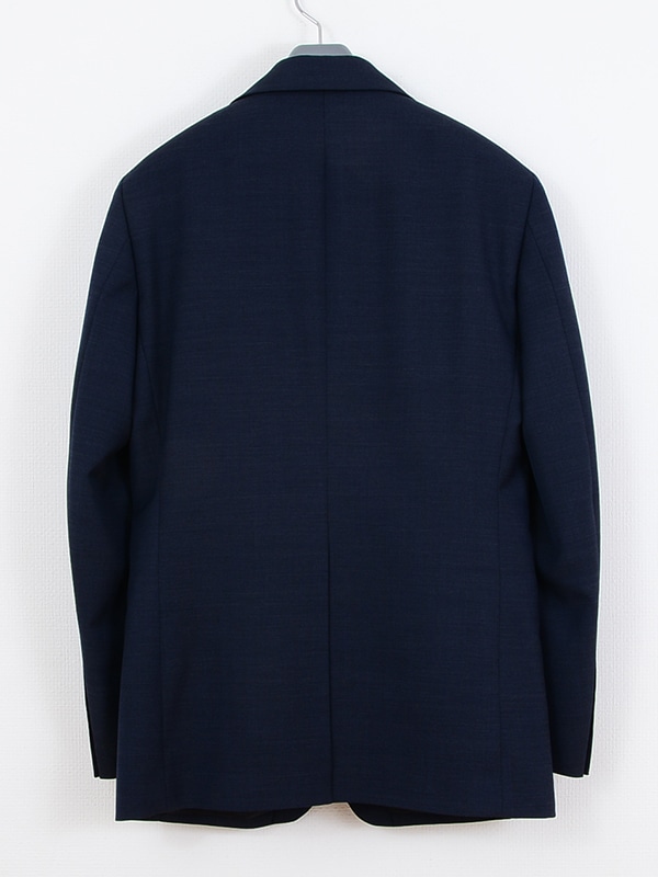 ≪歳末SALE≫2着10％OFF/ウール混/パンツ洗える/ベーシック/ネイビー